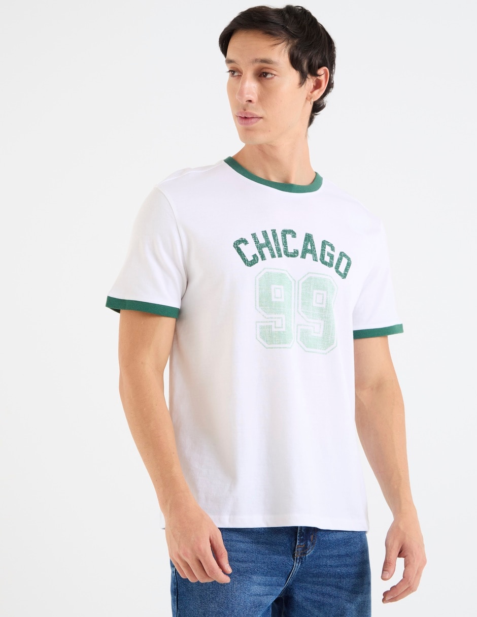 Playera cuello redondo para hombre