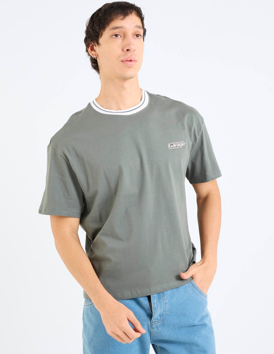 Playera cuello redondo para hombre 2