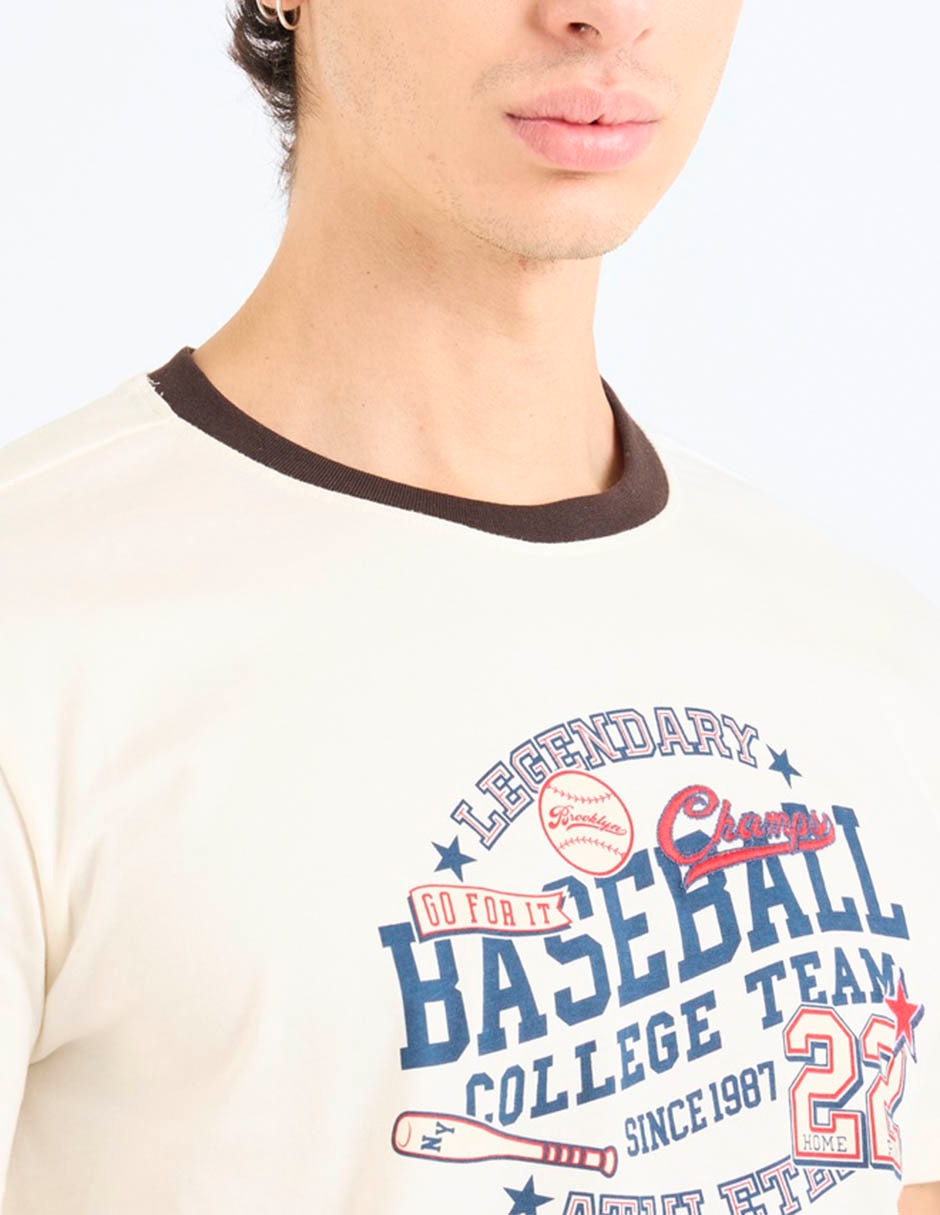 Playera cuello redondo para hombre 4