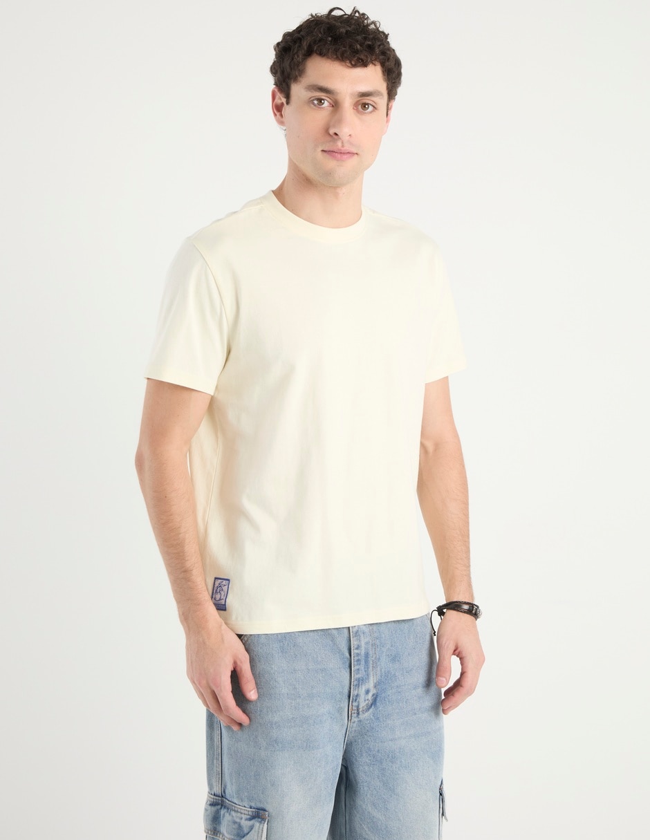 Playera cuello redondo para hombre