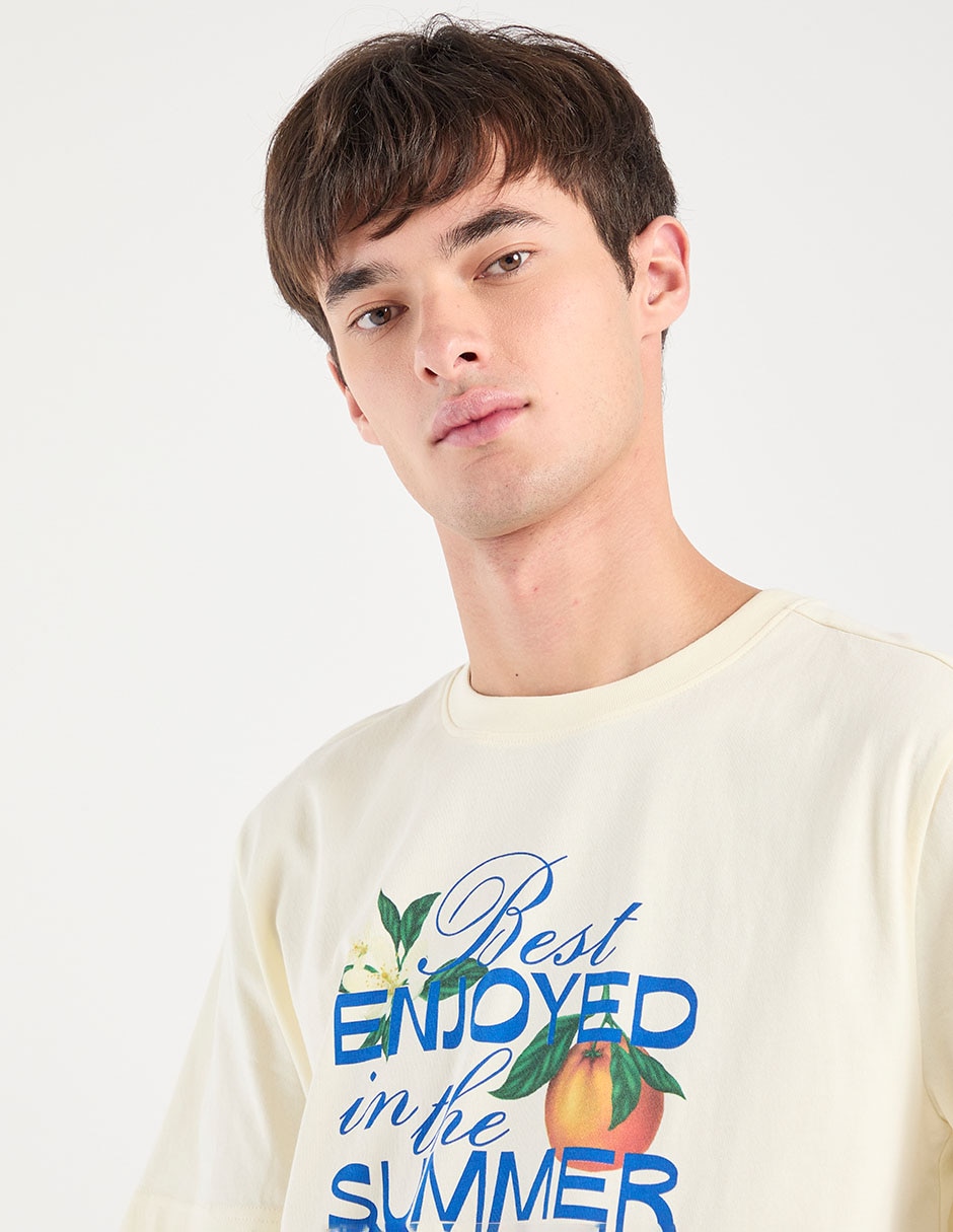 Playera cuello redondo para hombre 4