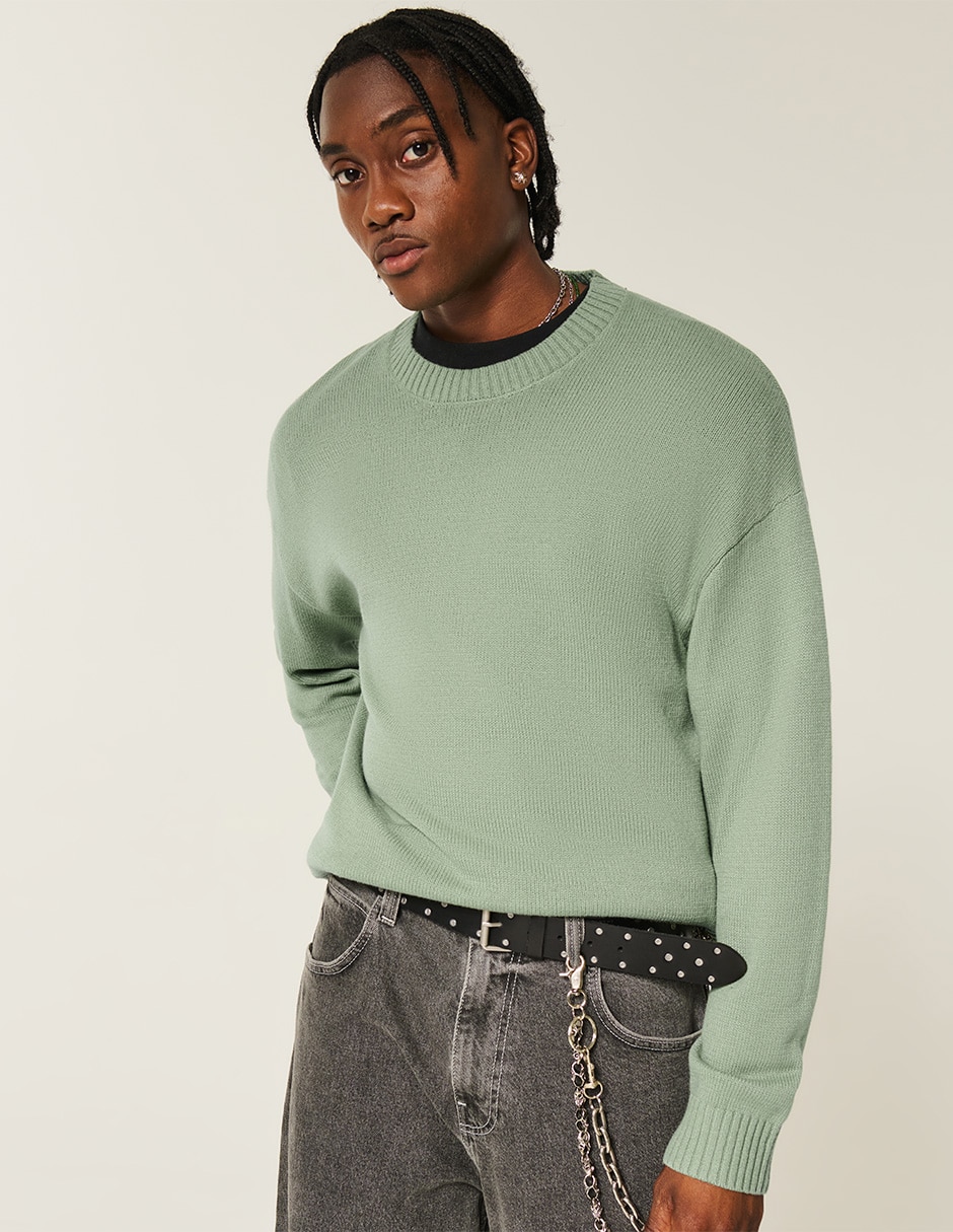Suéter cuello redondo para hombre 2
