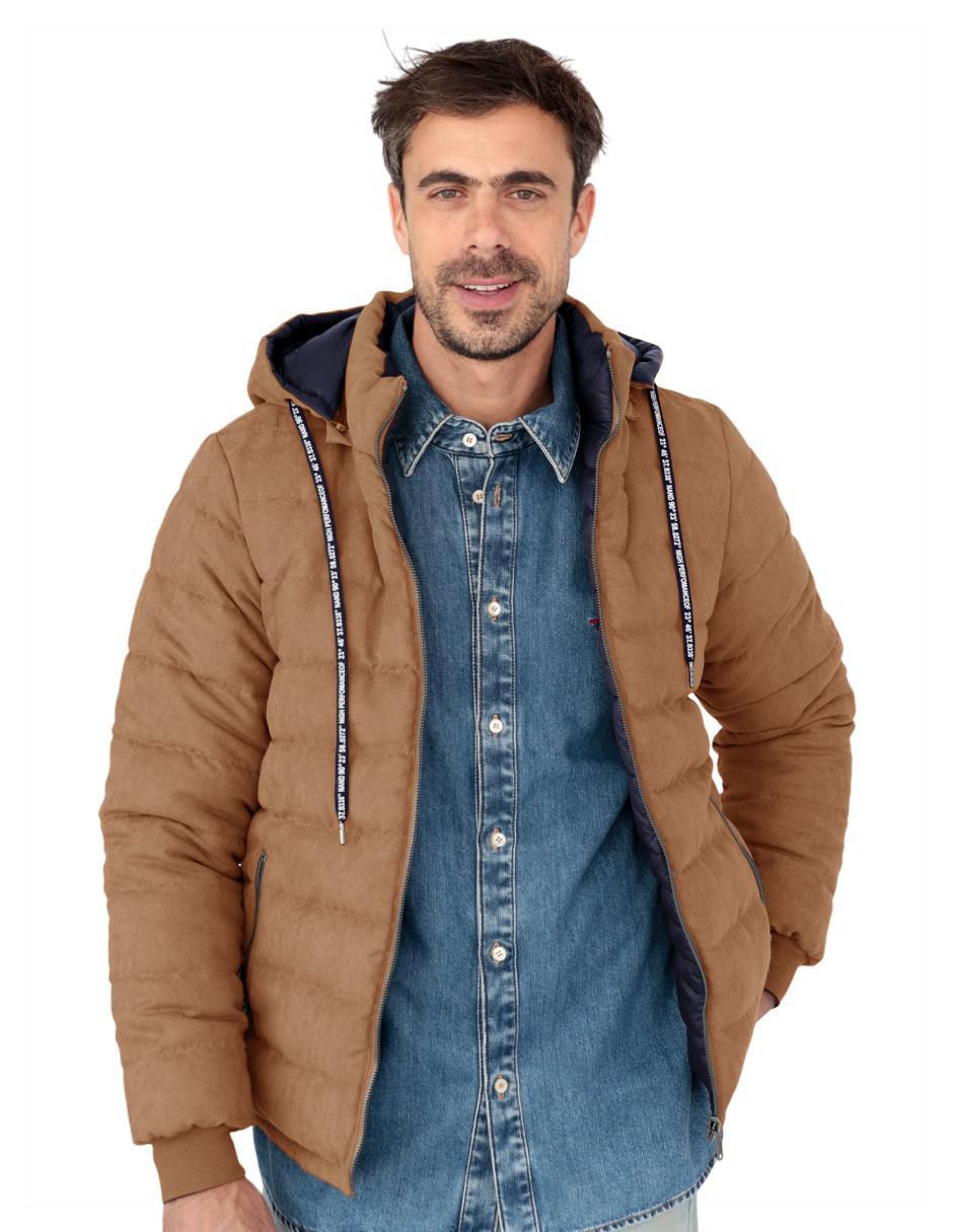 Chamarra capitonada reversible para hombre Chamarra capitonada reversible para hombre