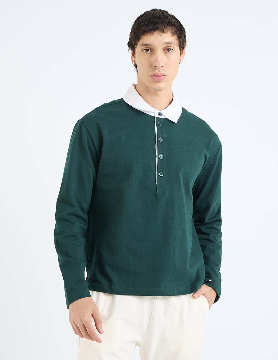 Playera tipo polo para hombre