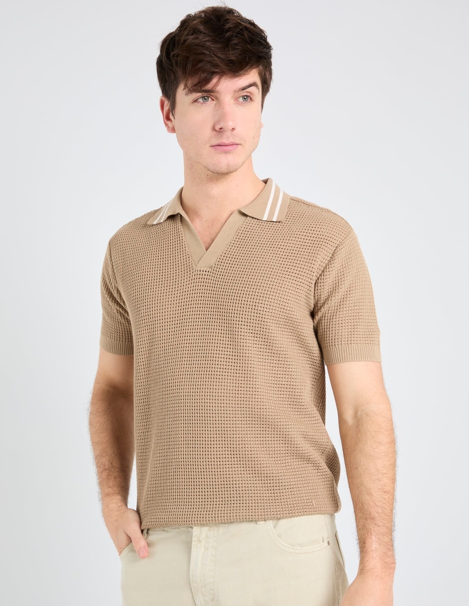 Playera tipo polo para hombre