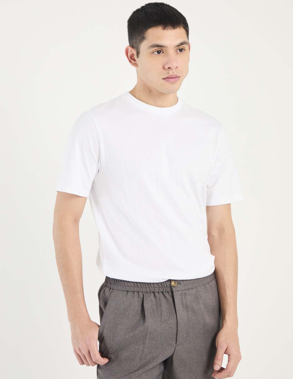 Playera cuello redondo para hombre