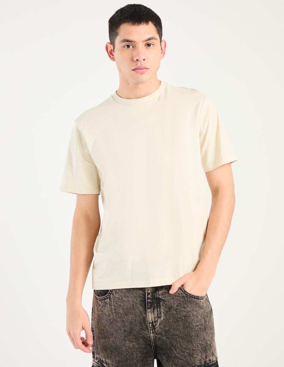 Playera cuello redondo para hombre