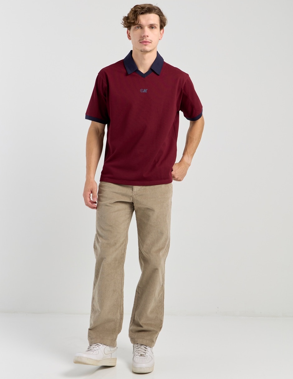 Pantalón straight de algodón para hombre 3