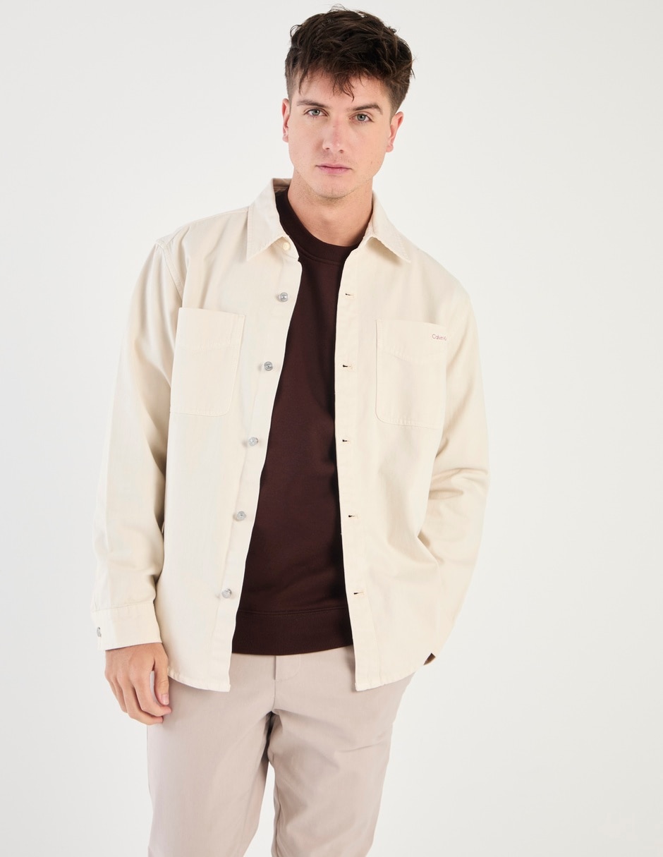Camisa casual de algodón manga larga para hombre Camisa casual de algodón manga larga para hombre