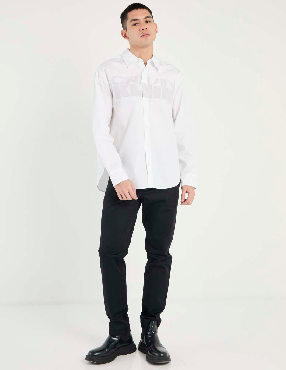 Camisa casual de algodón manga larga para hombre 3