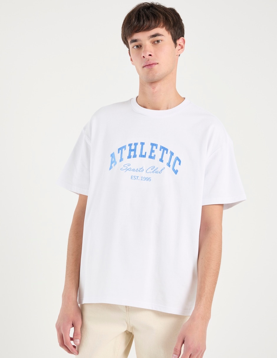 Playera cuello redondo para hombre