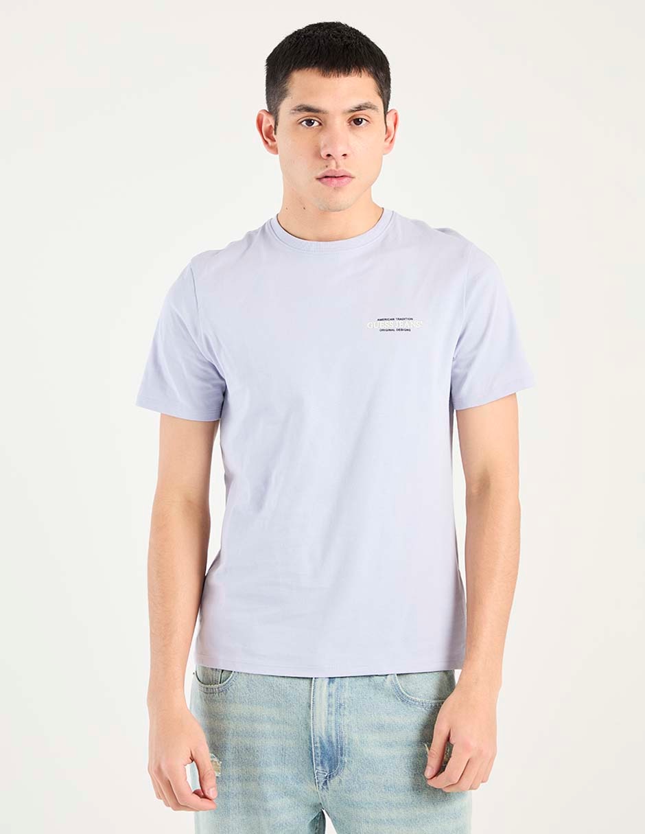 Playera cuello redondo para hombre