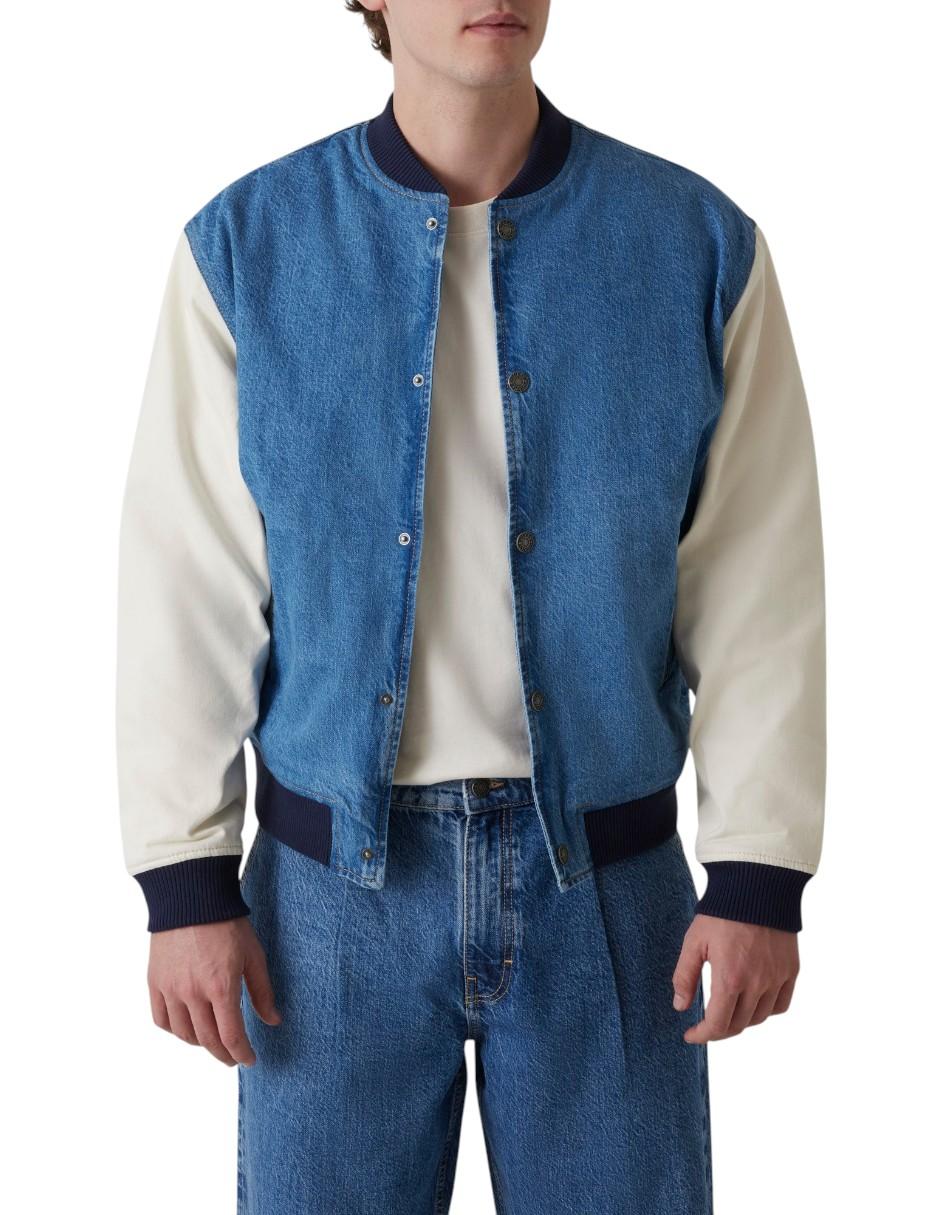 Chamarra bomber de algodón para hombre