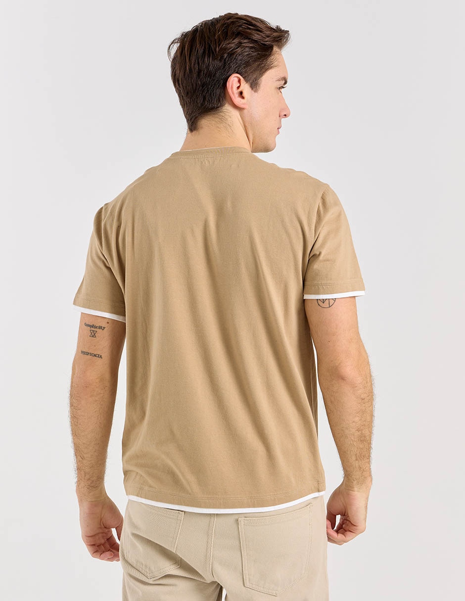 Playera cuello redondo para hombre 2