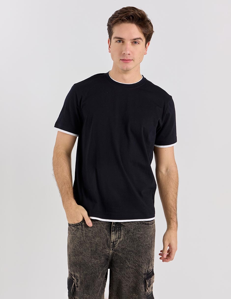 Playera cuello redondo para hombre Playera cuello redondo para hombre