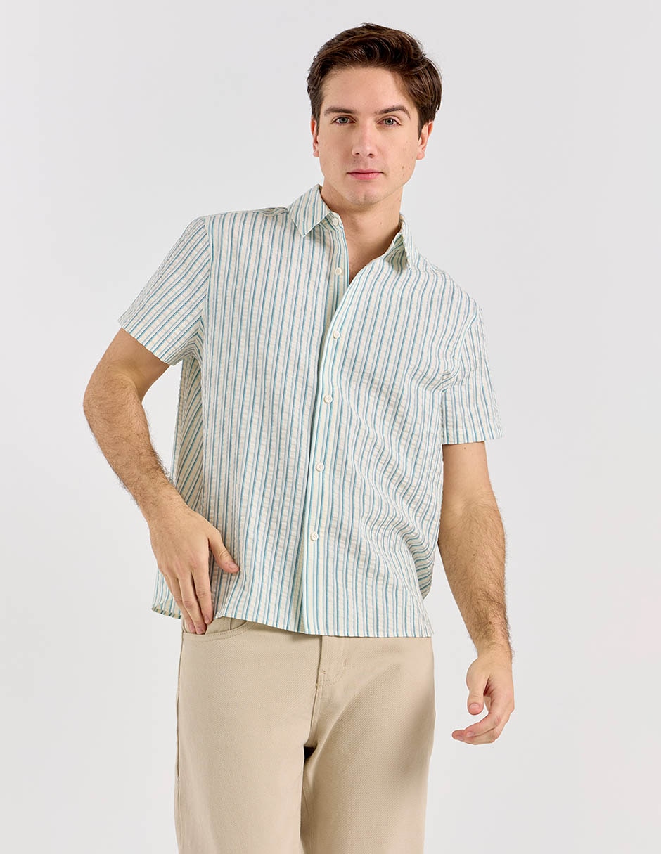 Camisa casual manga corta para hombre Camisa casual manga corta para hombre