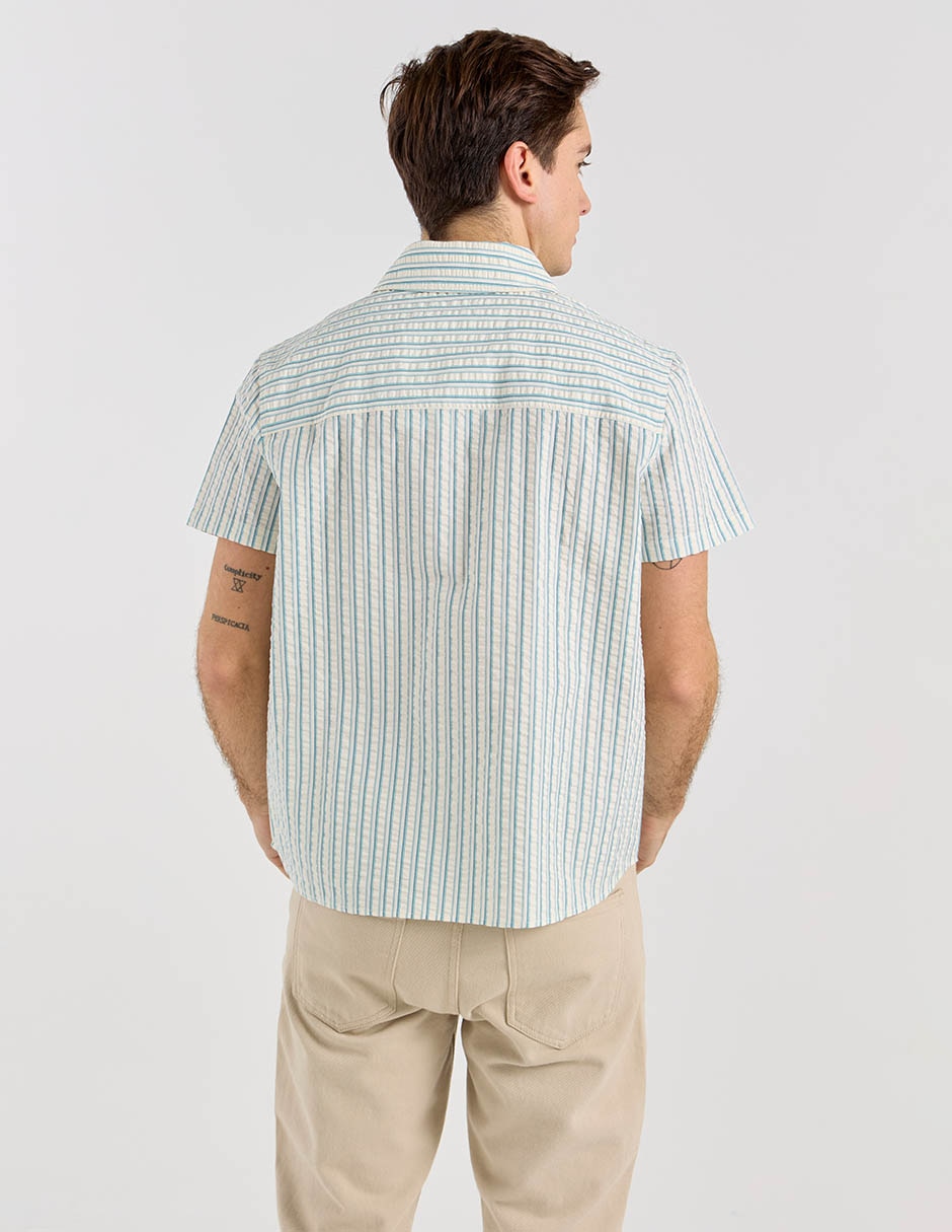 Camisa casual manga corta para hombre 2