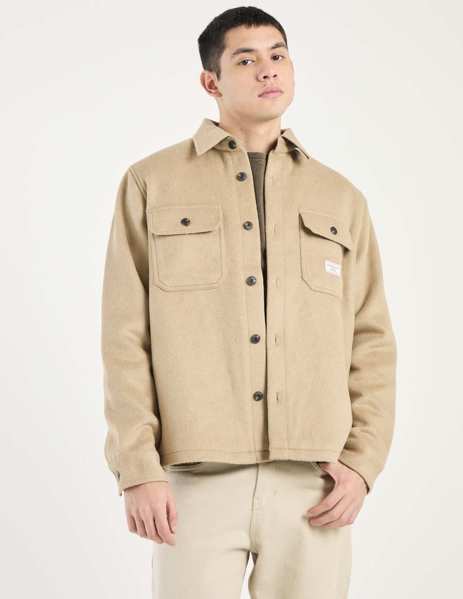 Sobrecamisa casual manga larga para hombre Sobrecamisa casual manga larga para hombre