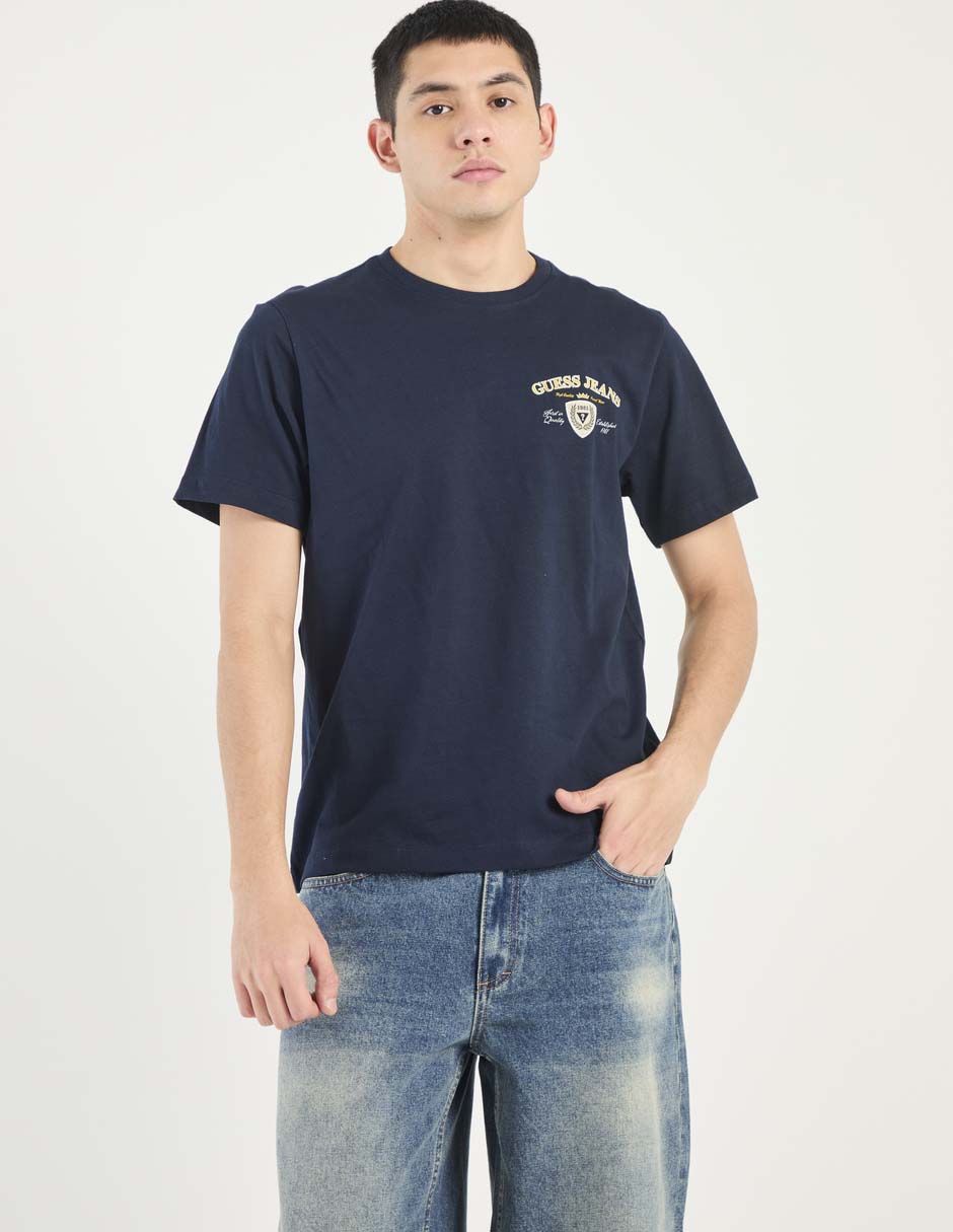 Playera cuello redondo para hombre