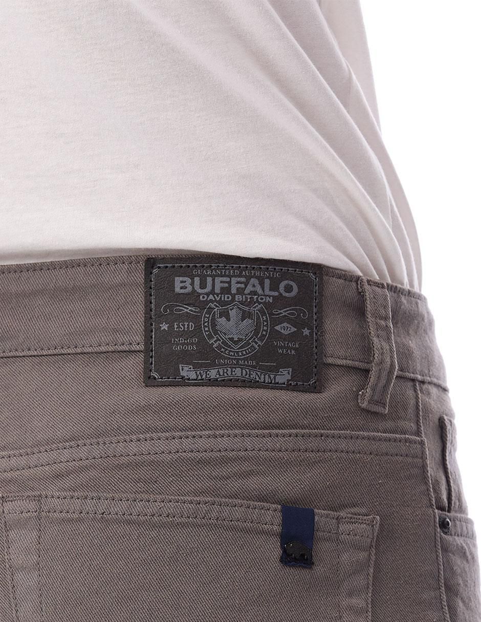 Pantalón regular de gabardina para hombre 5