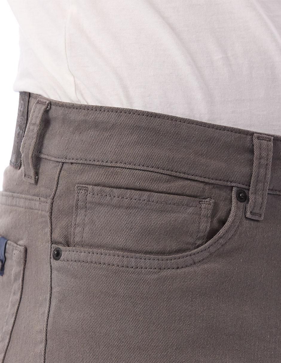 Pantalón regular de gabardina para hombre 6