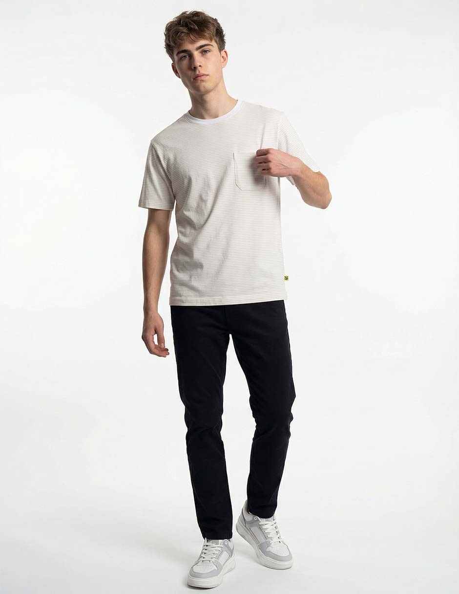 Playera cuello redondo para hombre