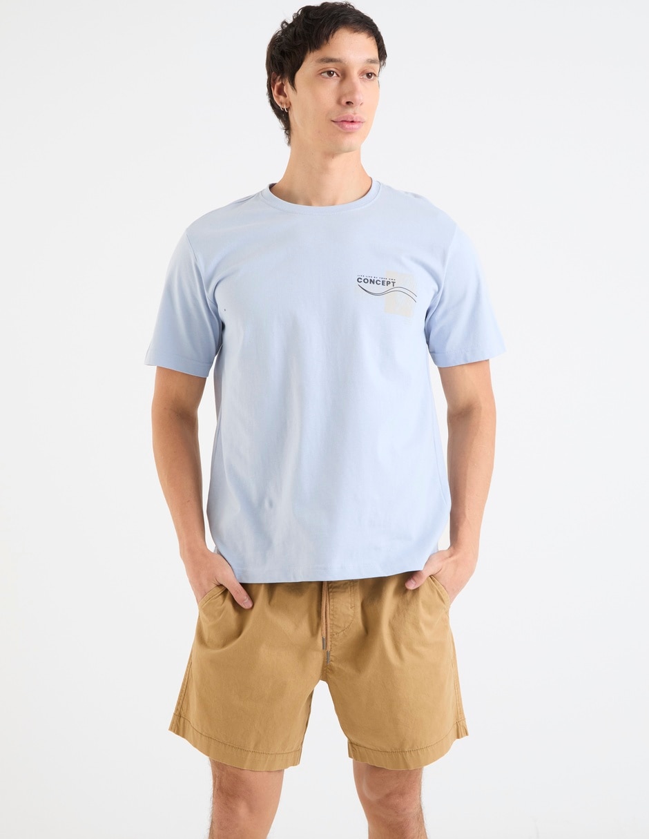 Playera cuello redondo para hombre 7