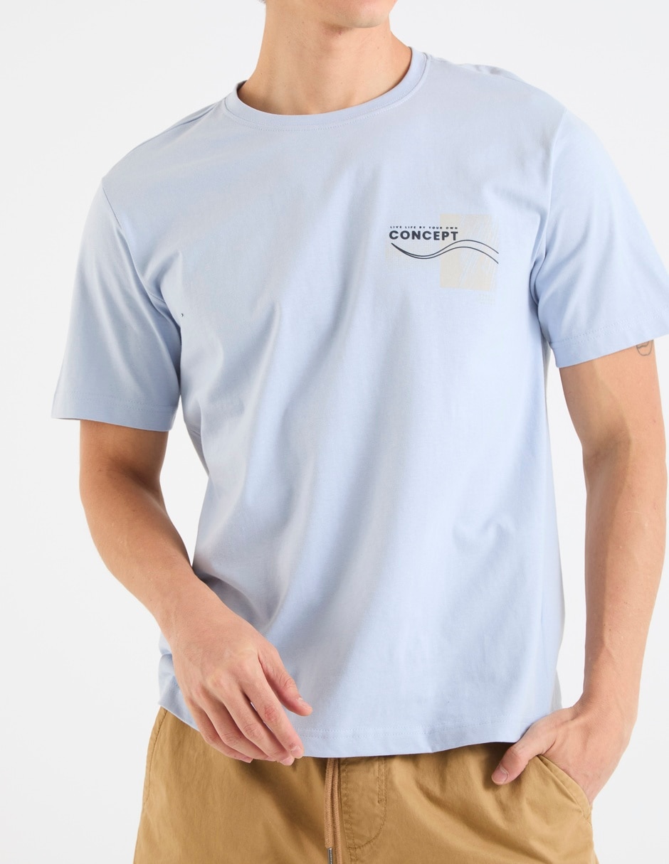 Playera cuello redondo para hombre 10