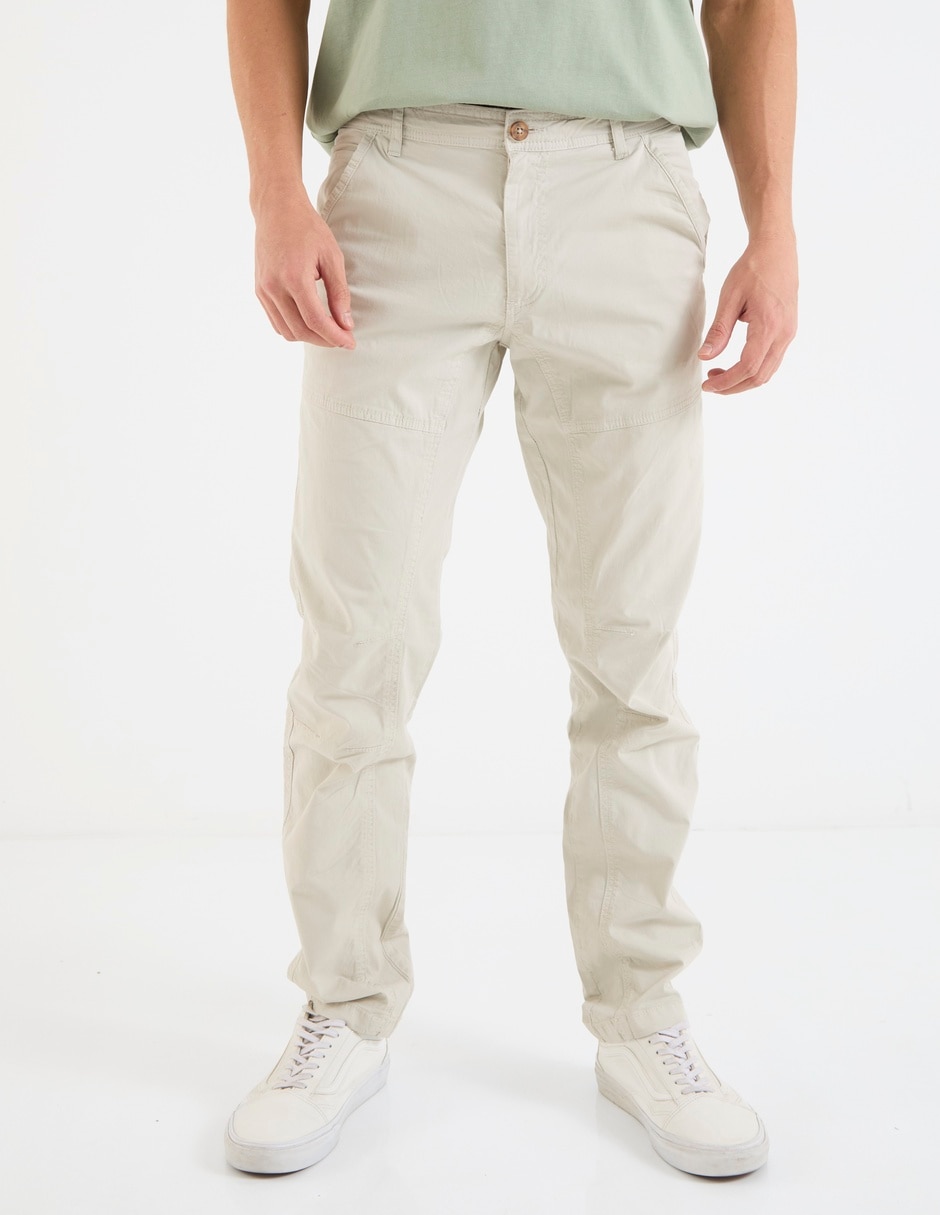 Pantalón chino straight para hombre Pantalón chino straight para hombre