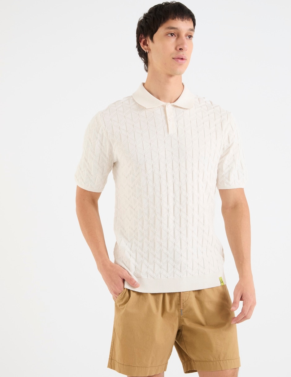 Playera tipo polo para hombre