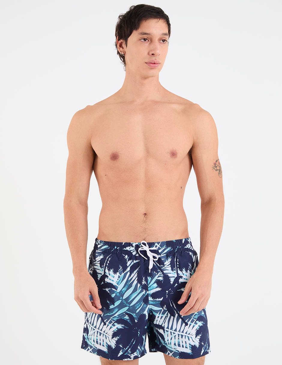 Traje de baño con bolsillos para hombre