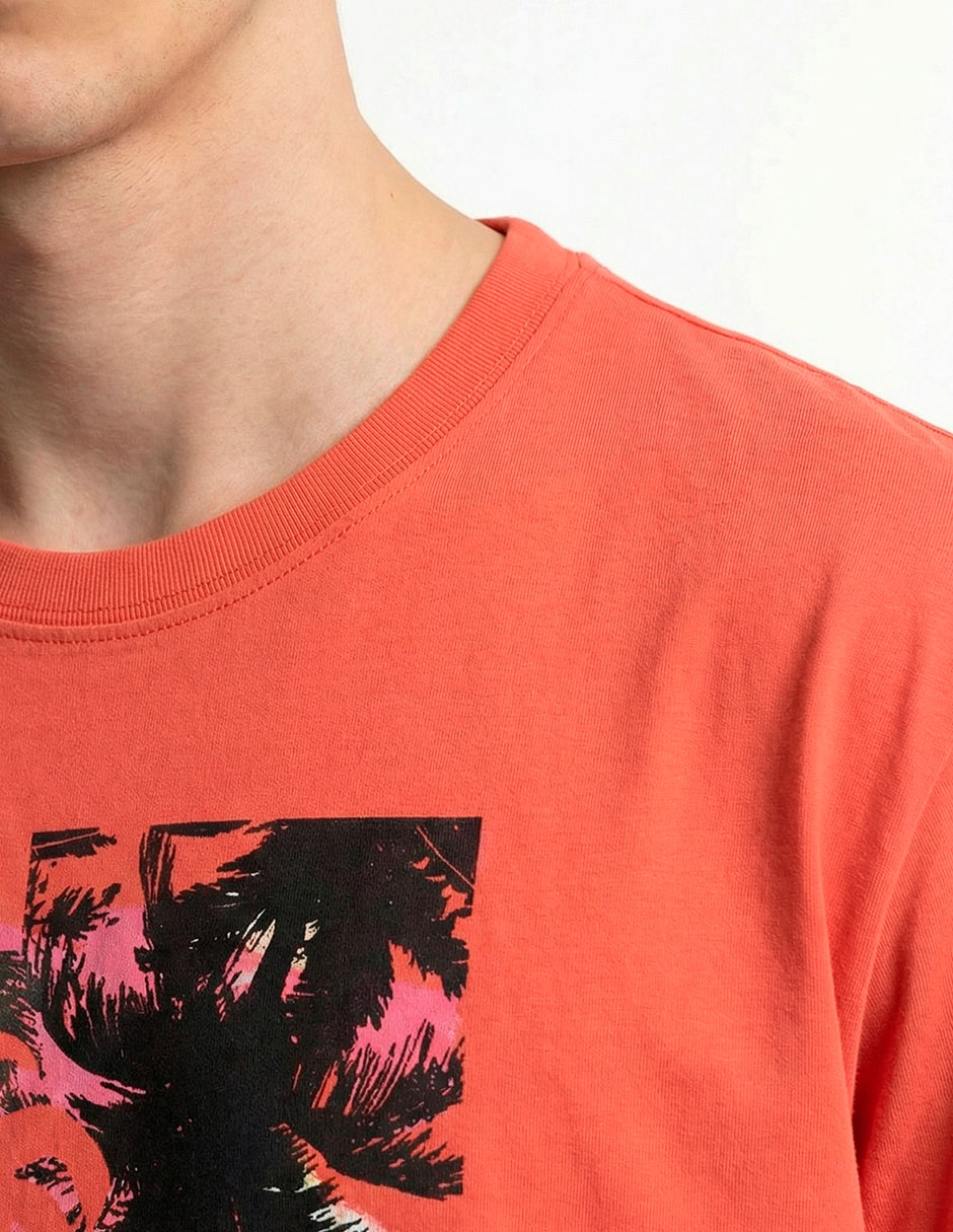 Playera Tropical Mood cuello redondo para hombre 4