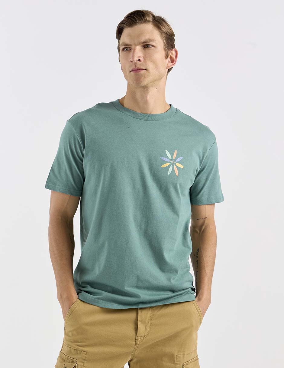 Playera cuello redondo para hombre
