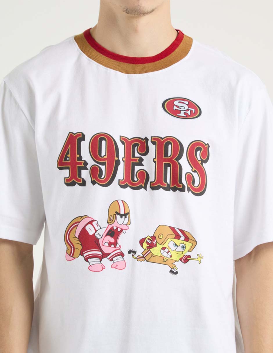 Playera 49ers de San Francisco cuello redondo para hombre 4