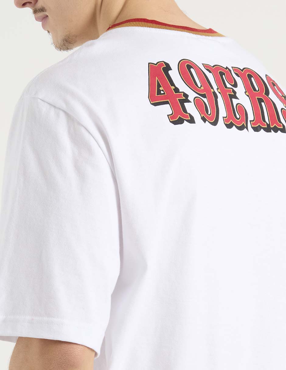Playera 49ers de San Francisco cuello redondo para hombre 5