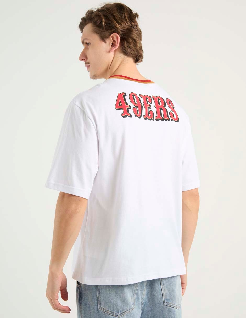 Playera 49ers de San Francisco cuello redondo para hombre 6