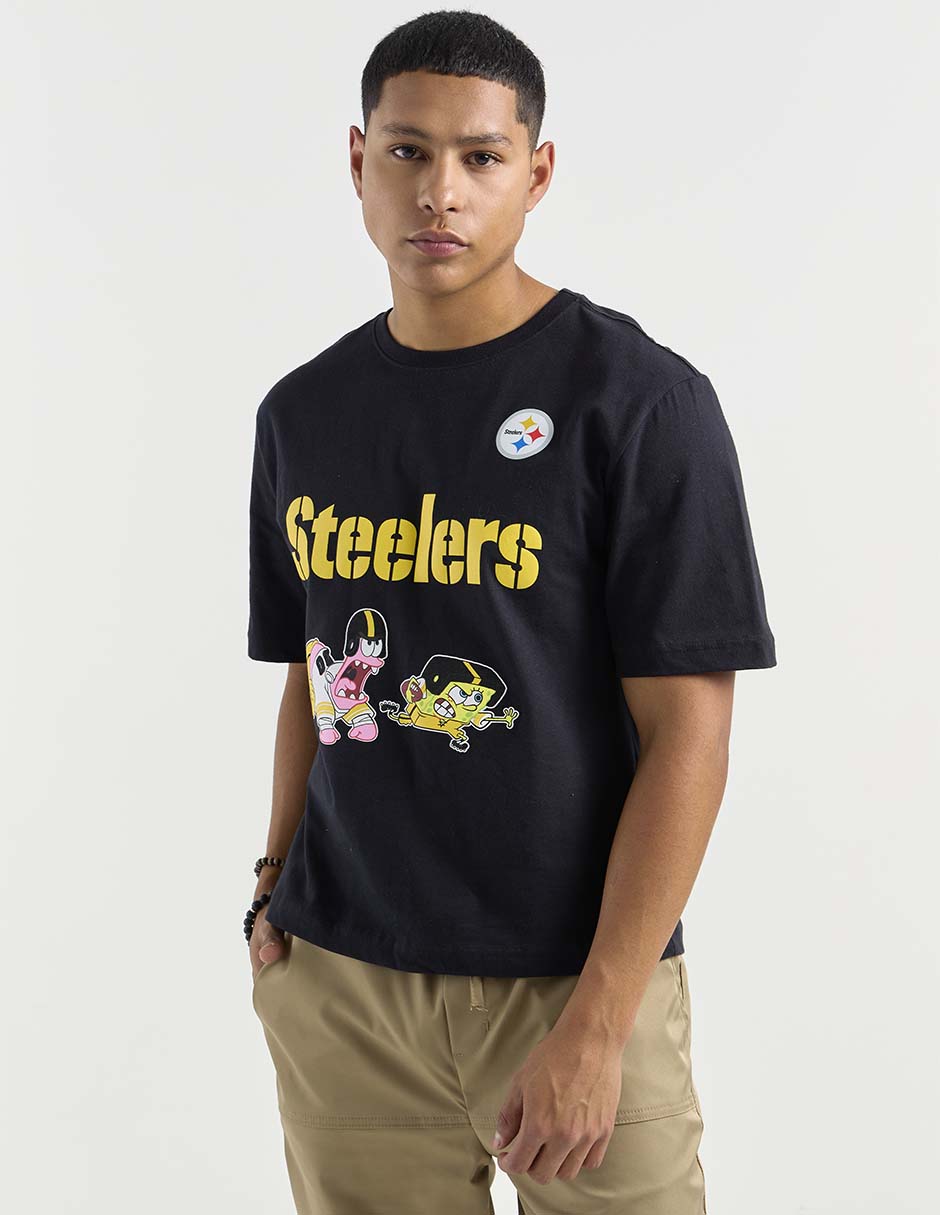 Playera Bob Esponja cuello redondo para hombre