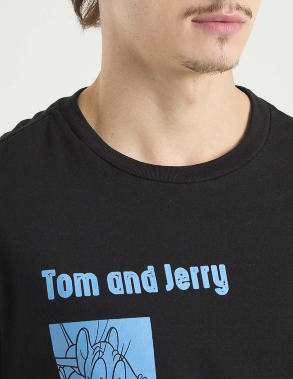 Playera Tom and Jerry cuello redondo para hombre 4