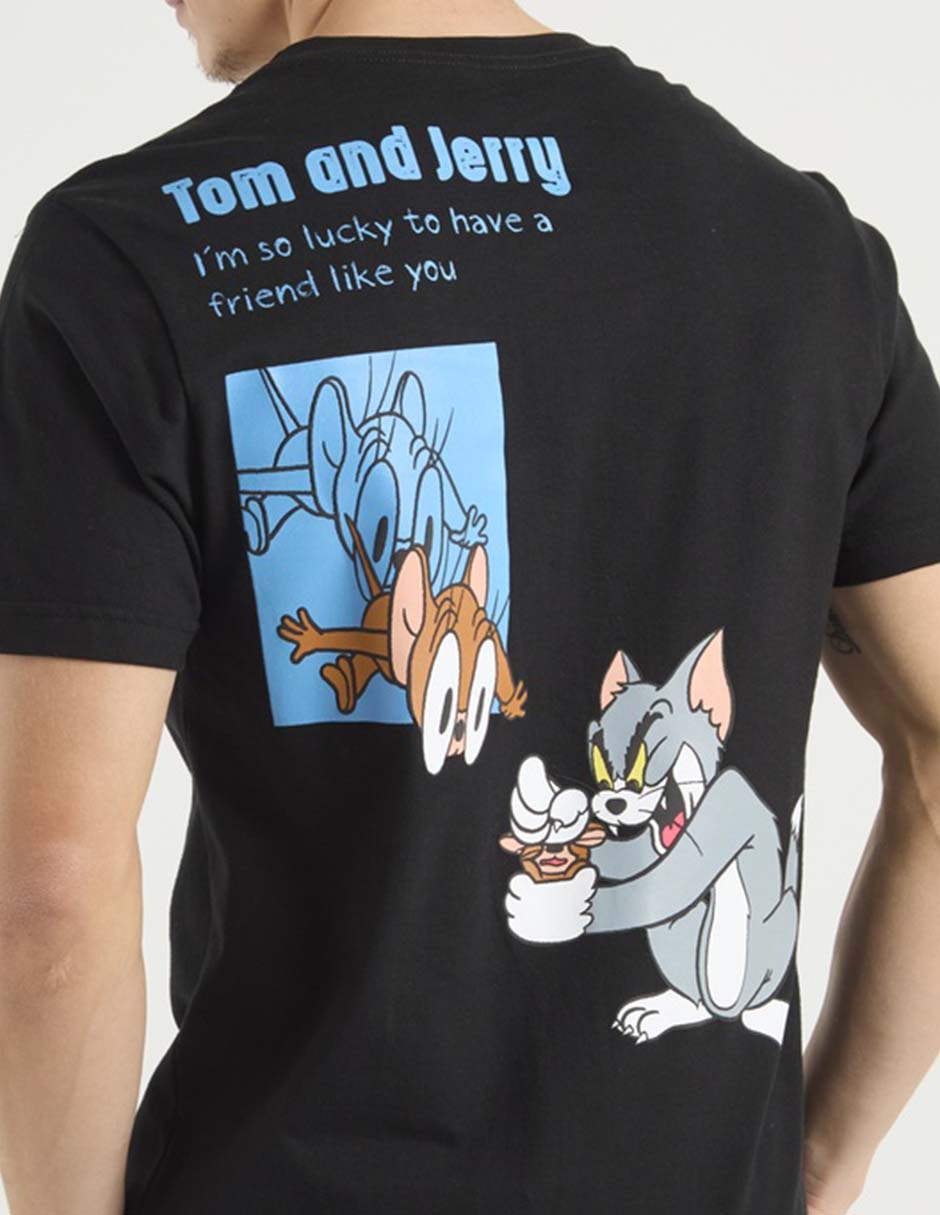 Playera Tom and Jerry cuello redondo para hombre 5