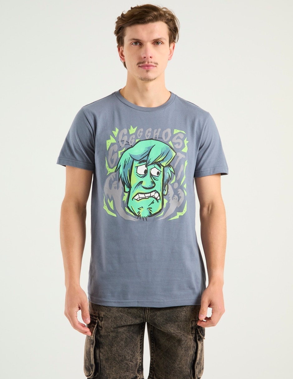 Playera Scooby-Doo cuello redondo para hombre