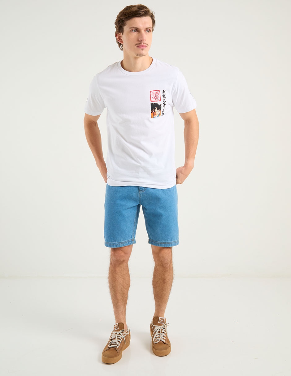 Playera Dragon Ball Z cuello redondo para hombre 3