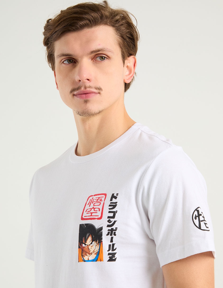 Playera Dragon Ball Z cuello redondo para hombre 4