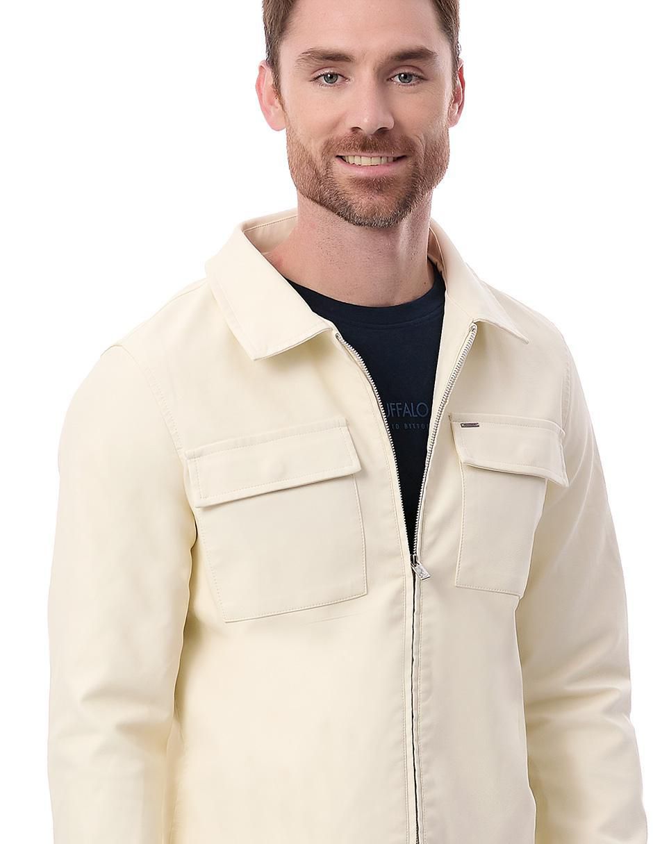 Chamarra casual con bolsillos para hombre 3