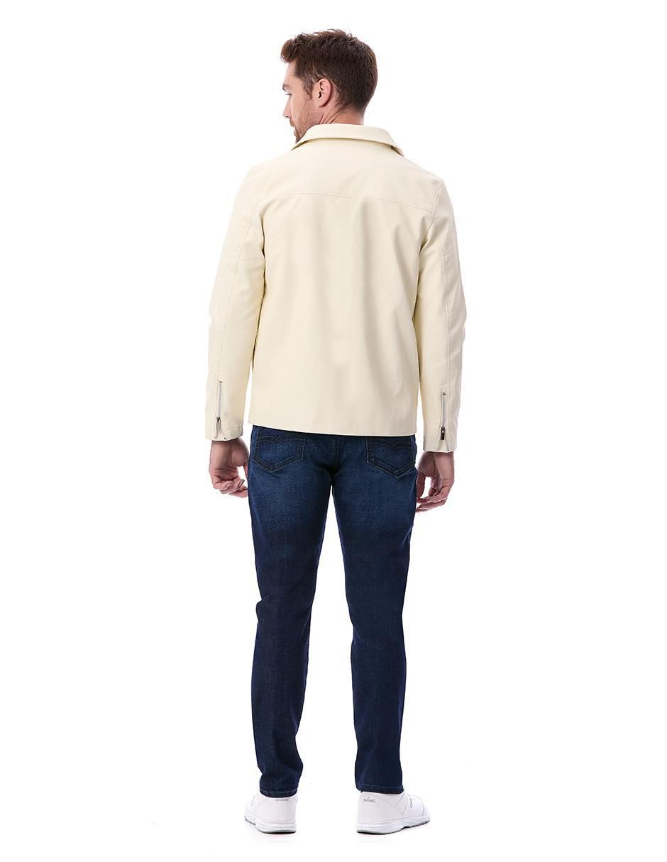 Chamarra casual con bolsillos para hombre 4