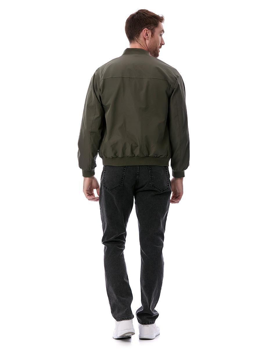 Chamarra casual con bolsillos para hombre 4
