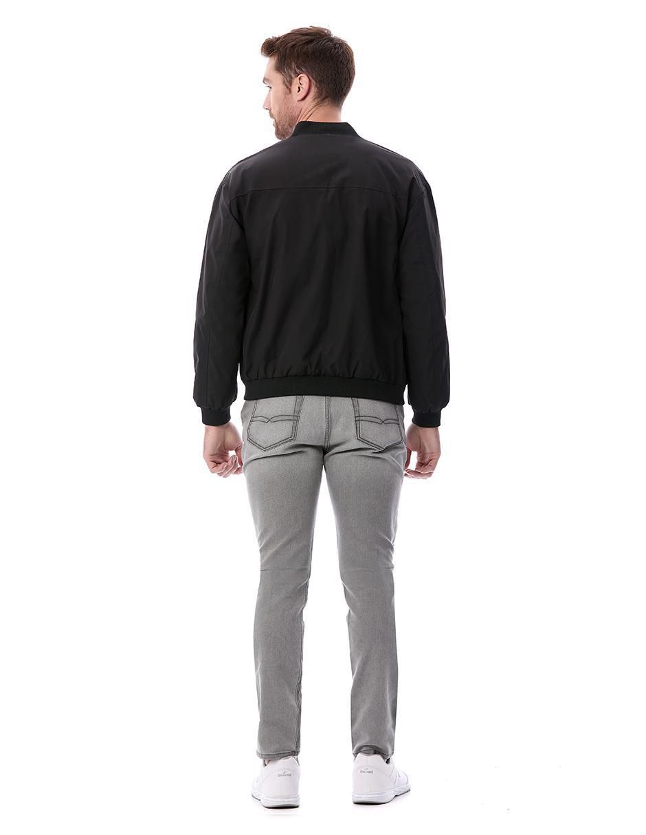 Chamarra casual con bolsillos para hombre 4