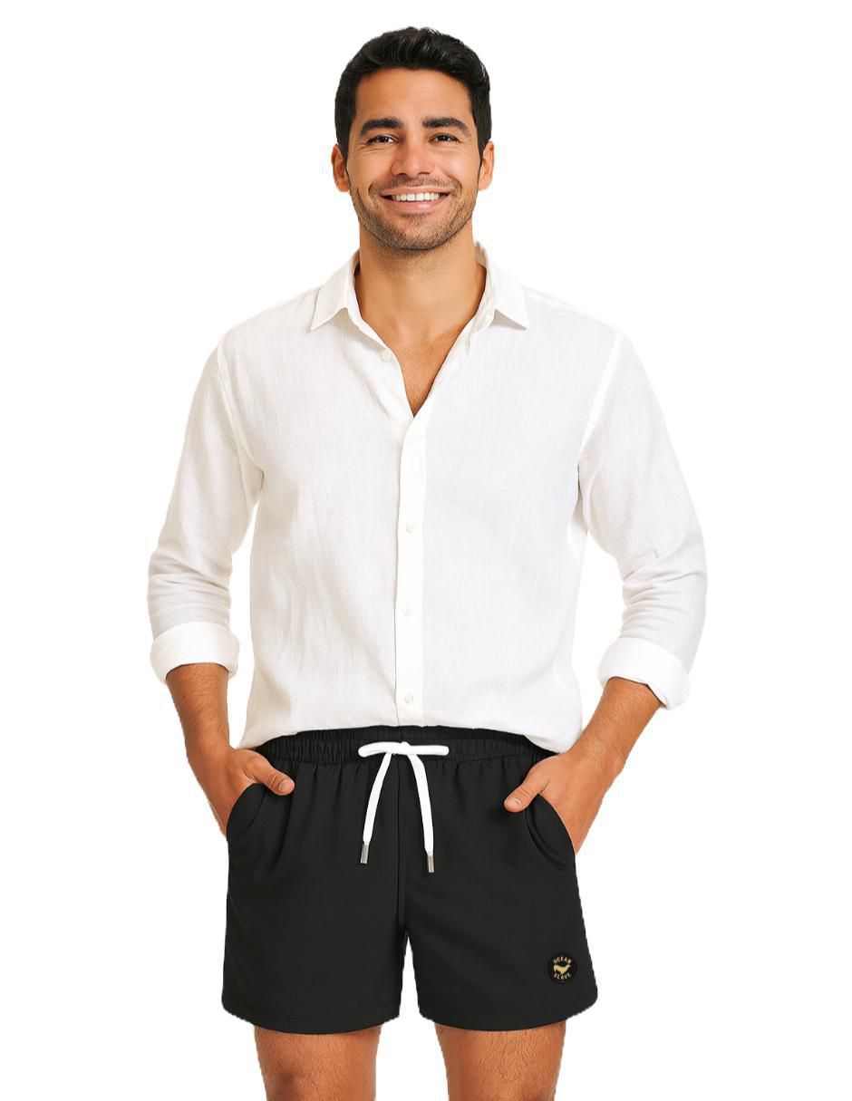 Traje de baño con bolsillos para hombre