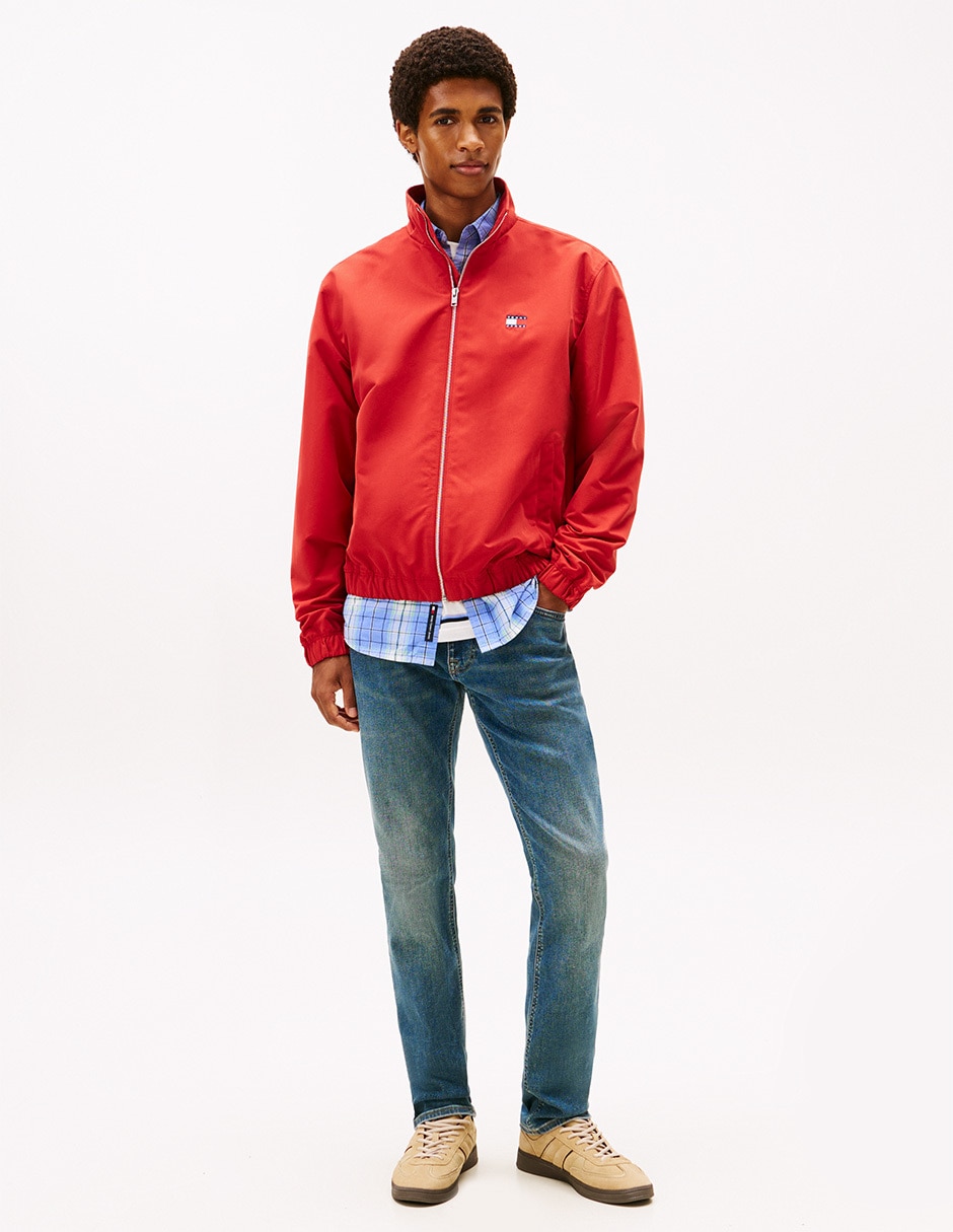 Jeans slim deslavado para hombre 4