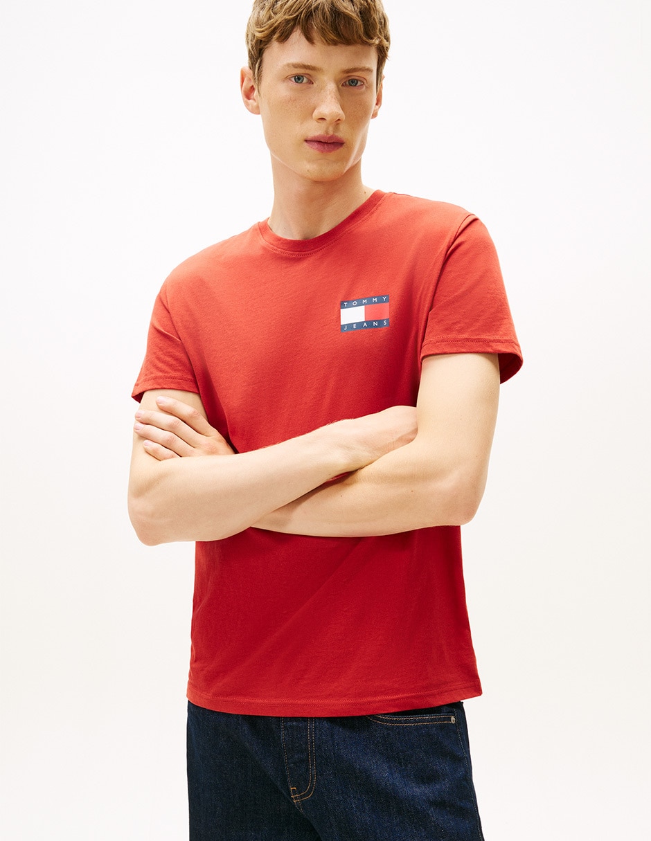 Playera Ess Flag cuello redondo para hombre