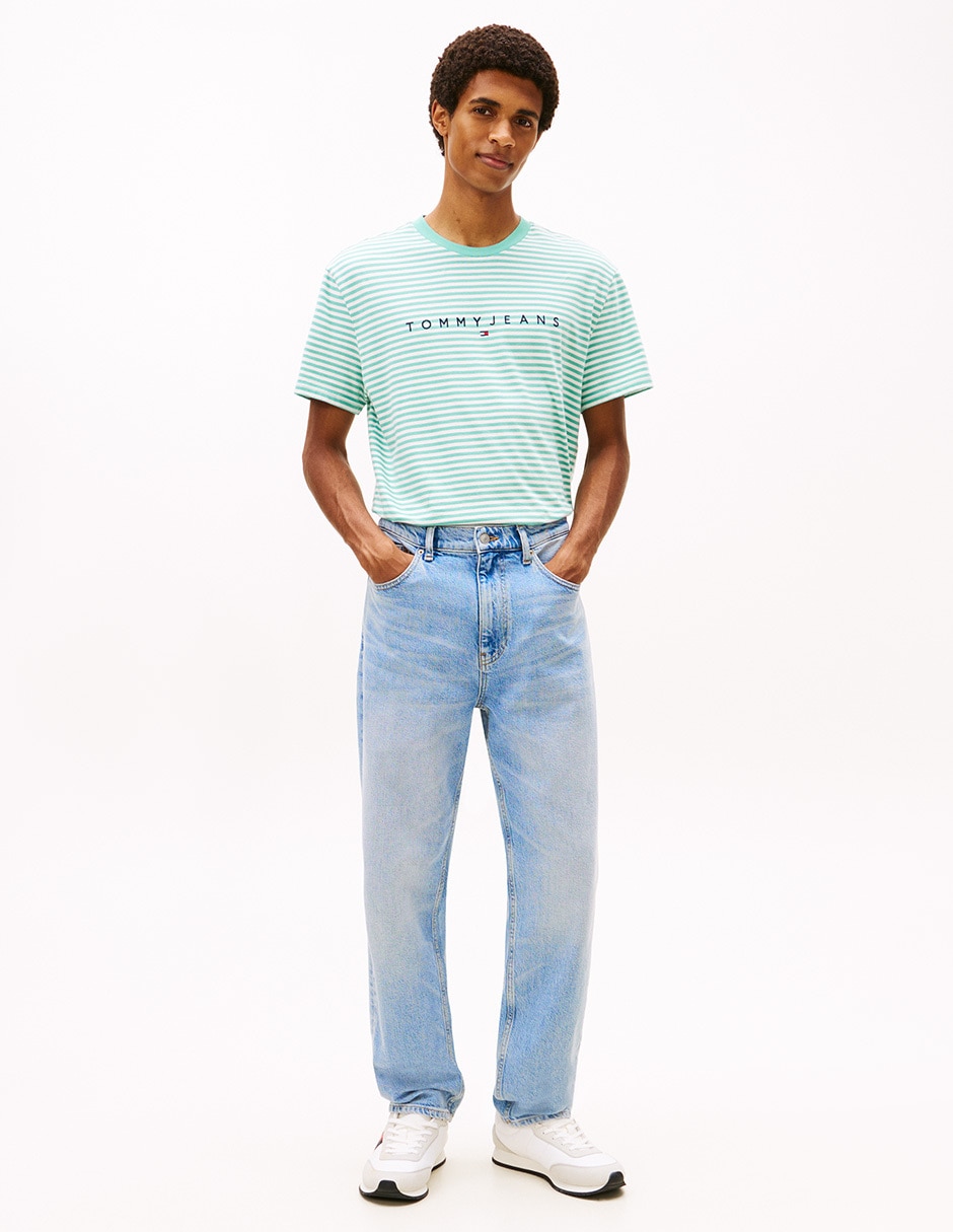 Playera Linear cuello redondo para hombre 3